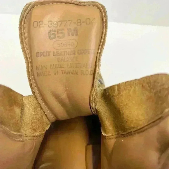 SPLIT LEATHER UPPER BOOTS Vintage Men's Colorado Brown Suede Hiking Boot Sz 6.5M - Picture 7 of 10